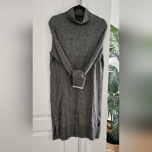 Roots Charcoal Cowl Neck Sweater